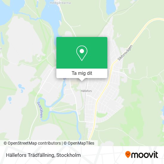 Hällefors Trädfällning karta