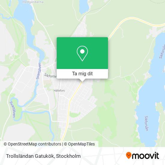 Trollsländan Gatukök karta