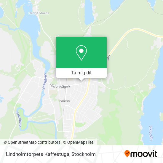 Lindholmtorpets Kaffestuga karta