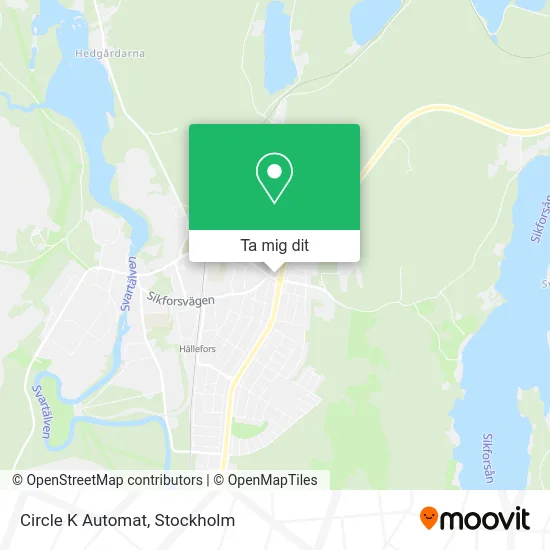 Circle K Automat karta