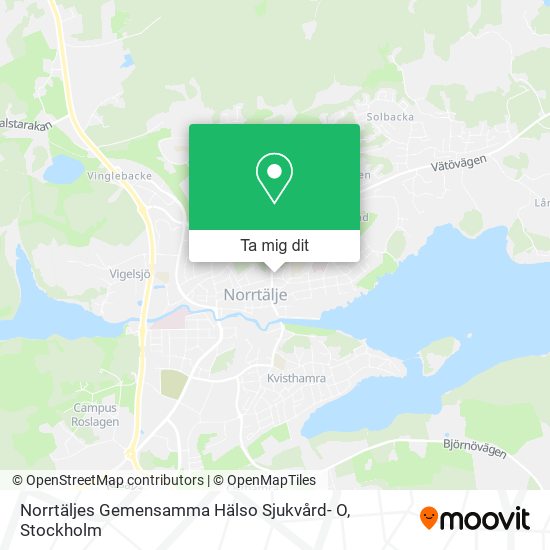 Norrtäljes Gemensamma Hälso Sjukvård- O karta