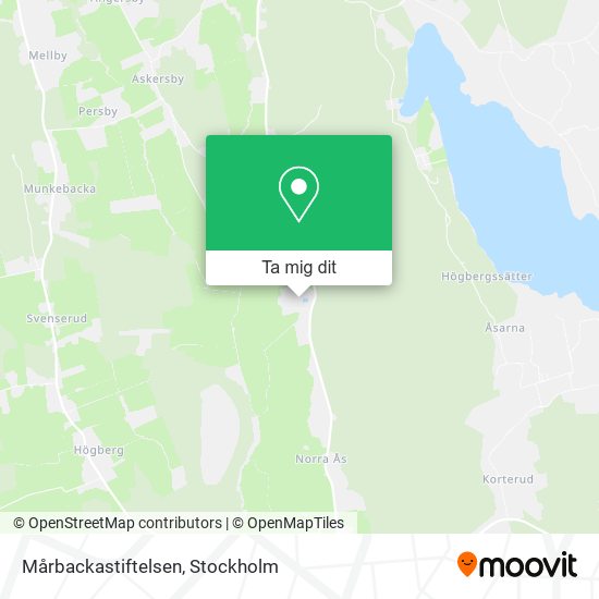 Mårbackastiftelsen karta