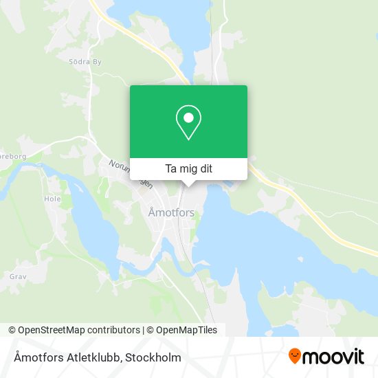 Åmotfors Atletklubb karta