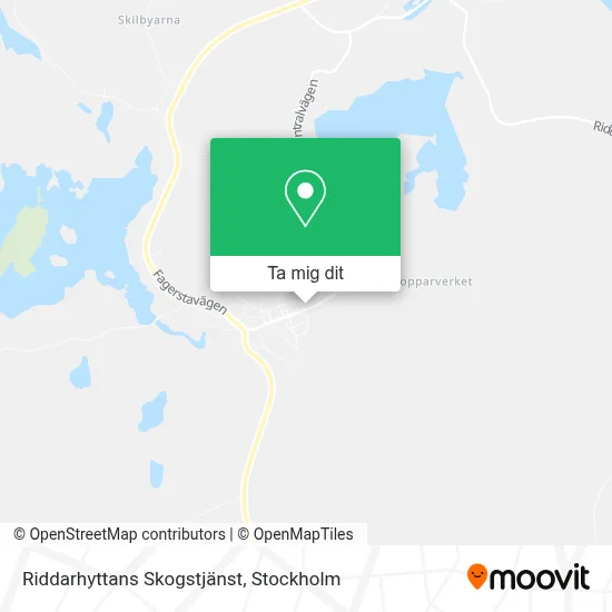 Riddarhyttans Skogstjänst karta
