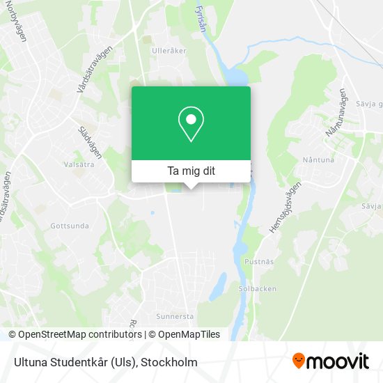Ultuna Studentkår (Uls) karta