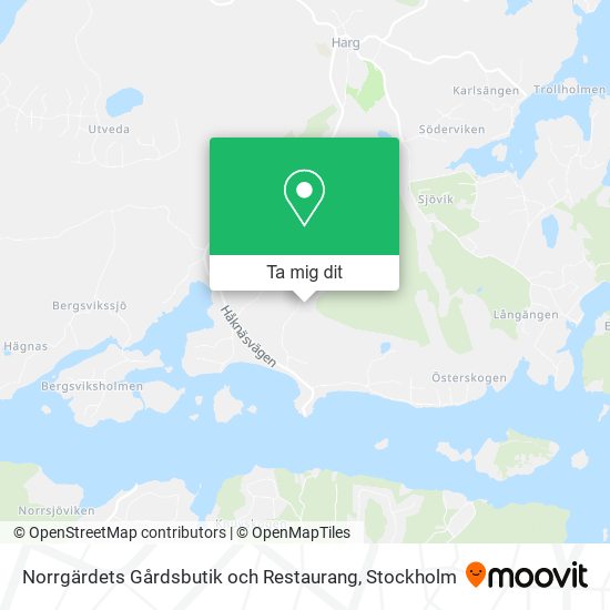 Norrgärdets Gårdsbutik och Restaurang karta