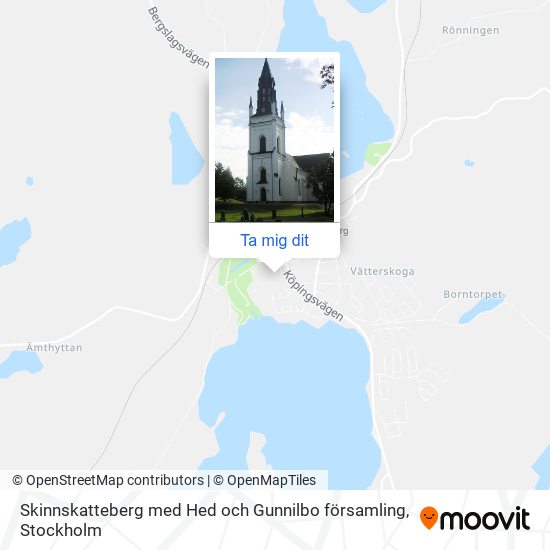 Skinnskatteberg med Hed och Gunnilbo församling karta