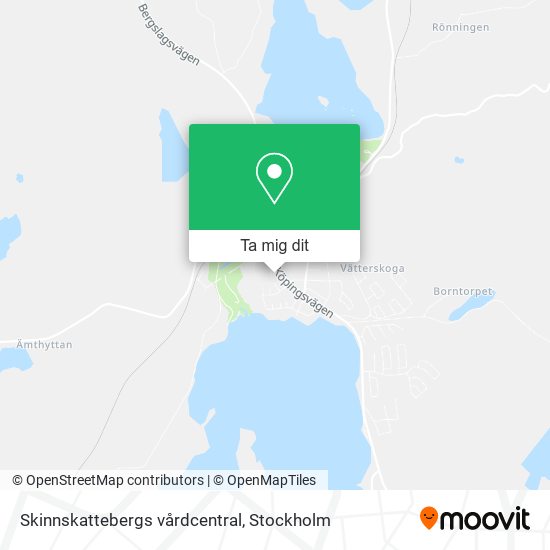 Skinnskattebergs vårdcentral karta