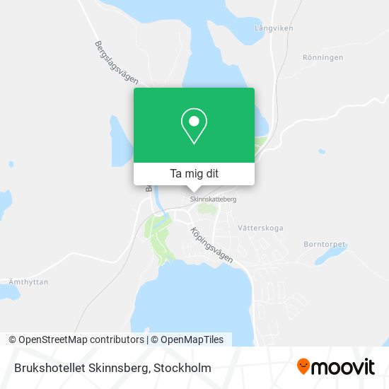 Brukshotellet Skinnsberg karta