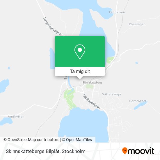 Skinnskattebergs Bilplåt karta
