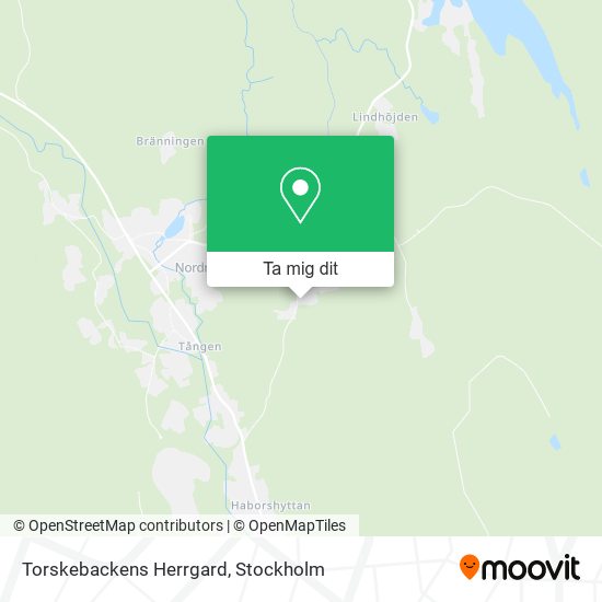 Torskebackens Herrgard karta