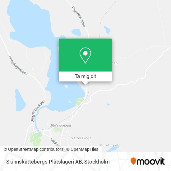 Skinnskattebergs Plåtslageri AB karta