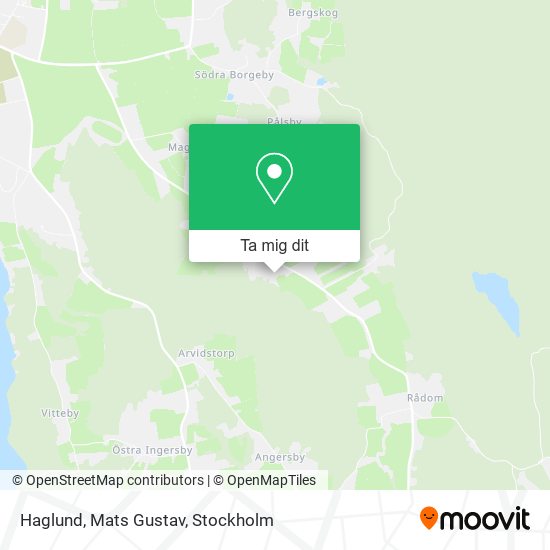 Haglund, Mats Gustav karta