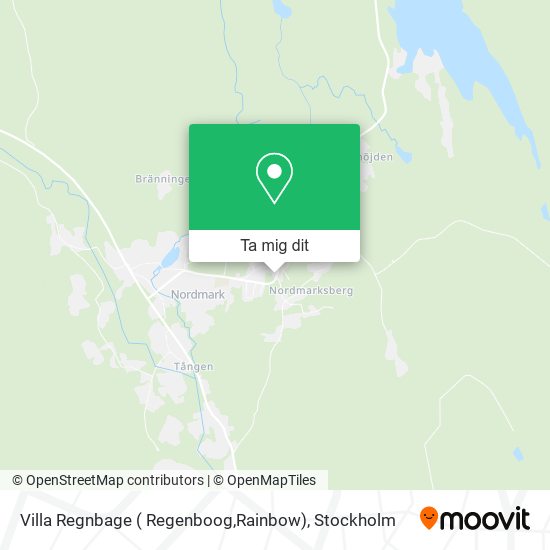 Villa Regnbage ( Regenboog,Rainbow) karta