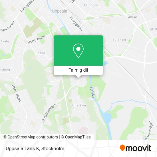 Uppsala Lans K karta