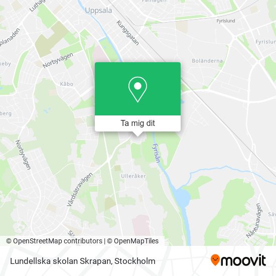 Lundellska skolan Skrapan karta