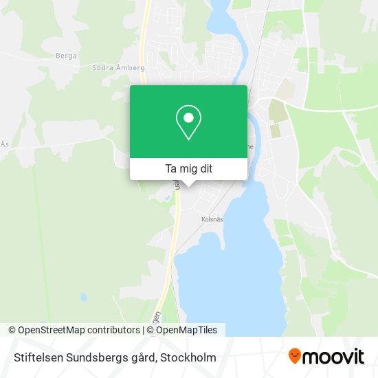 Stiftelsen Sundsbergs gård karta