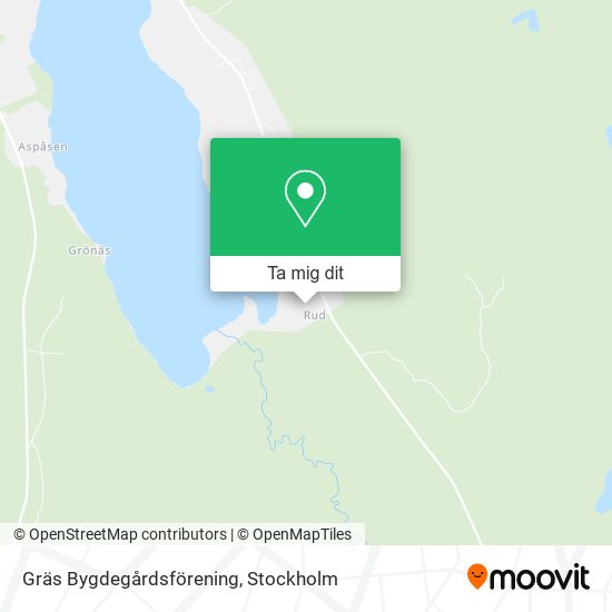 Gräs Bygdegårdsförening karta