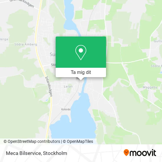 Meca Bilservice karta