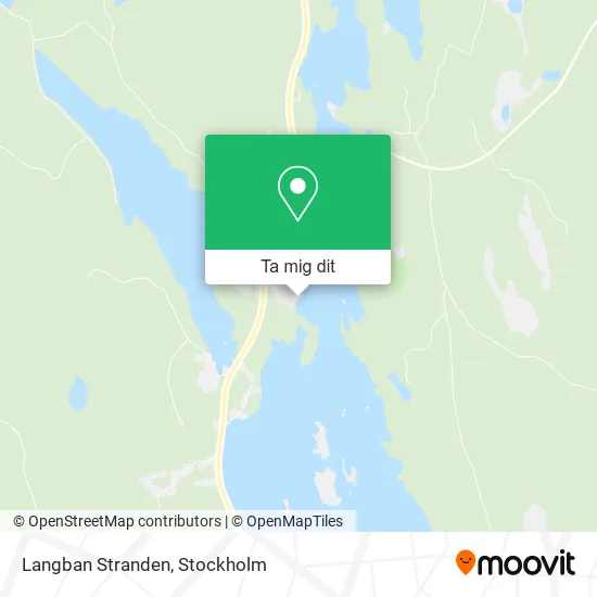 Langban Stranden karta