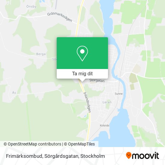 Frimärksombud, Sörgårdsgatan karta