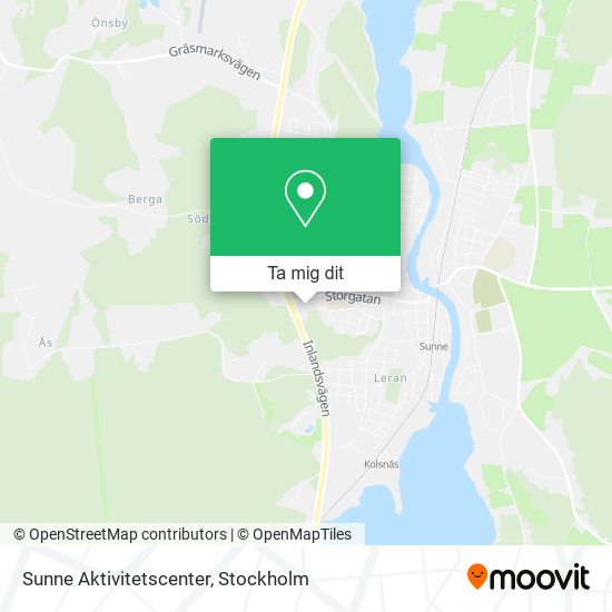 Sunne Aktivitetscenter karta