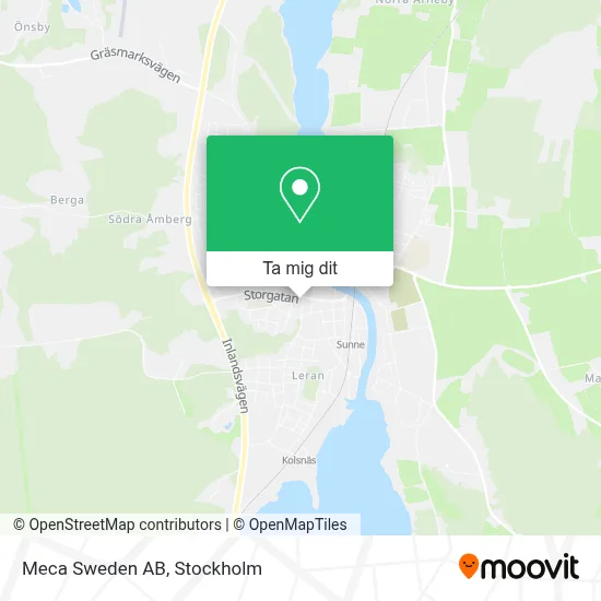 Meca Sweden AB karta