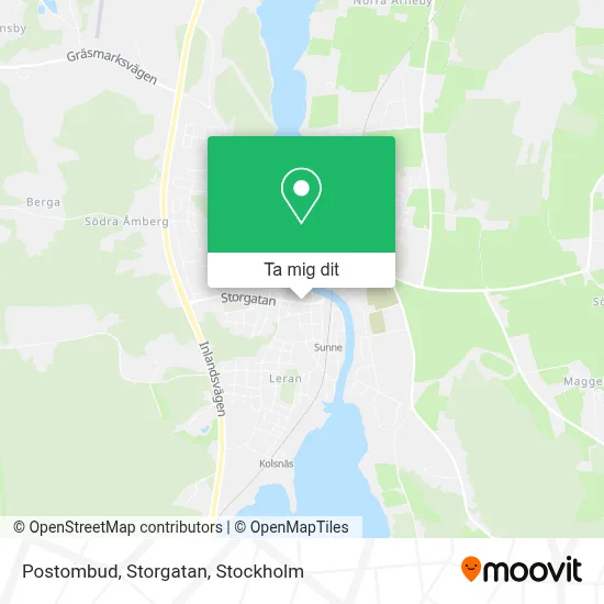 Postombud, Storgatan karta