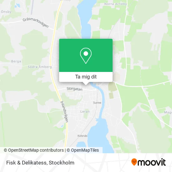 Fisk & Delikatess karta