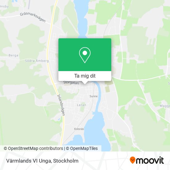 Värmlands VI Unga karta
