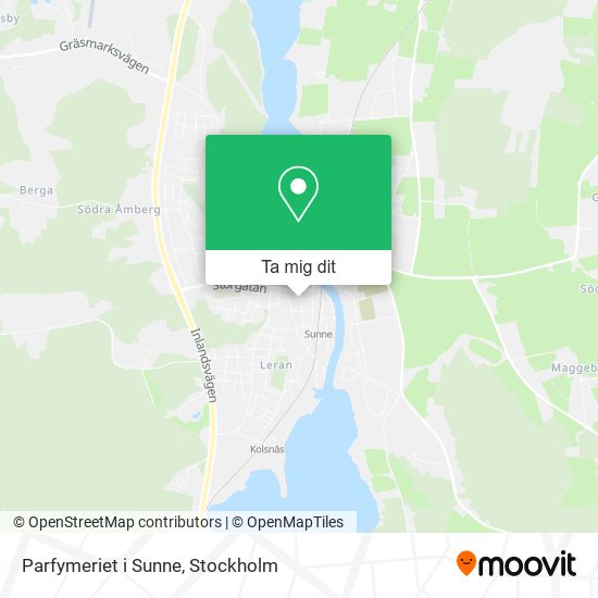 Parfymeriet i Sunne karta