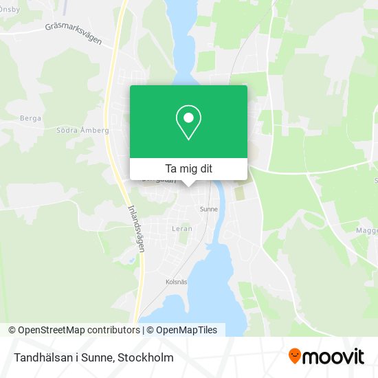 Tandhälsan i Sunne karta
