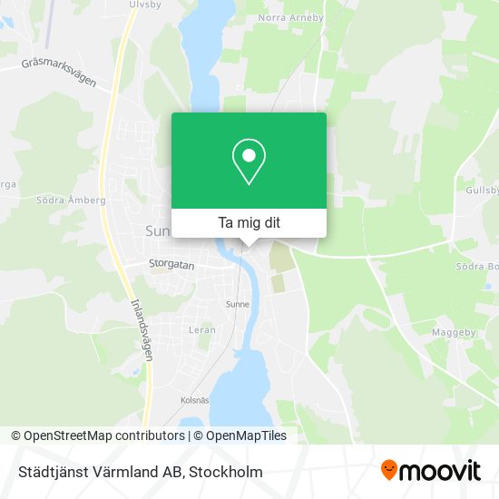 Städtjänst Värmland AB karta