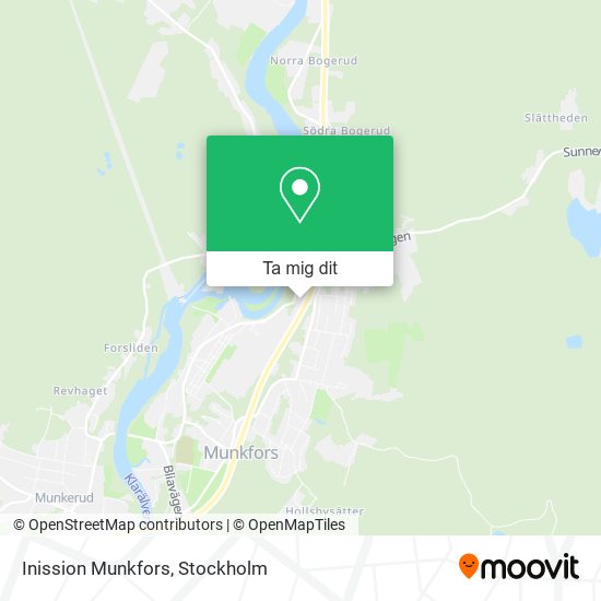 Inission Munkfors karta