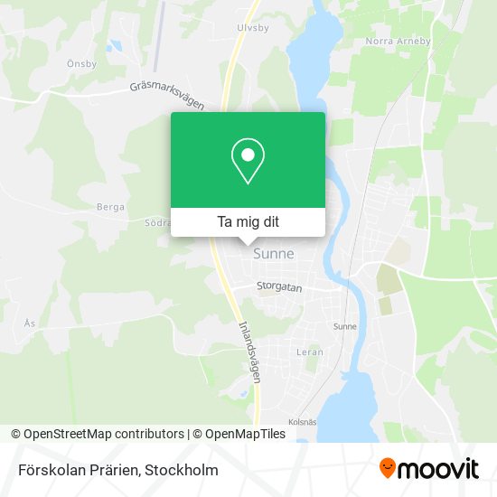 Förskolan Prärien karta