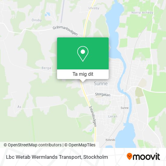 Lbc Wetab Wermlands Transport karta