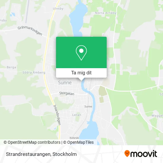 Strandrestaurangen karta