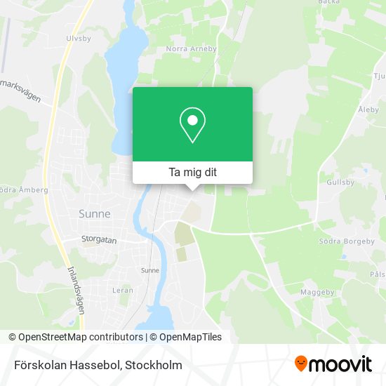 Förskolan Hassebol karta