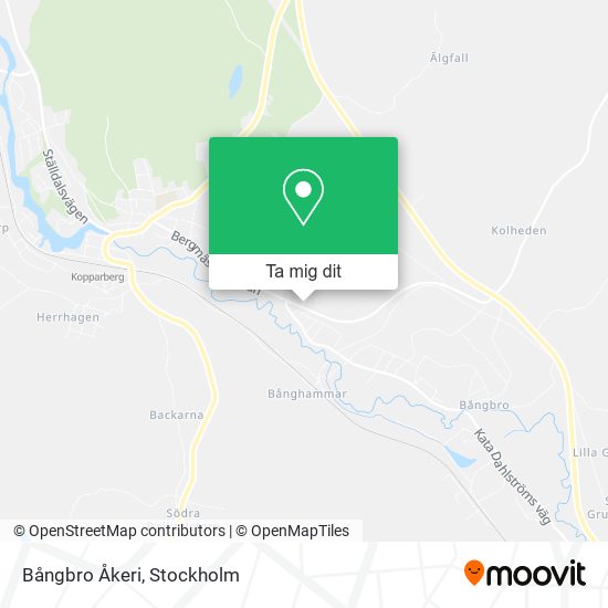 Bångbro Åkeri karta