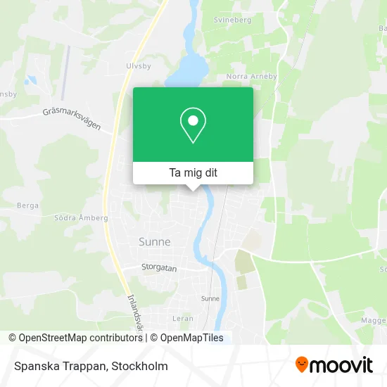 Spanska Trappan karta