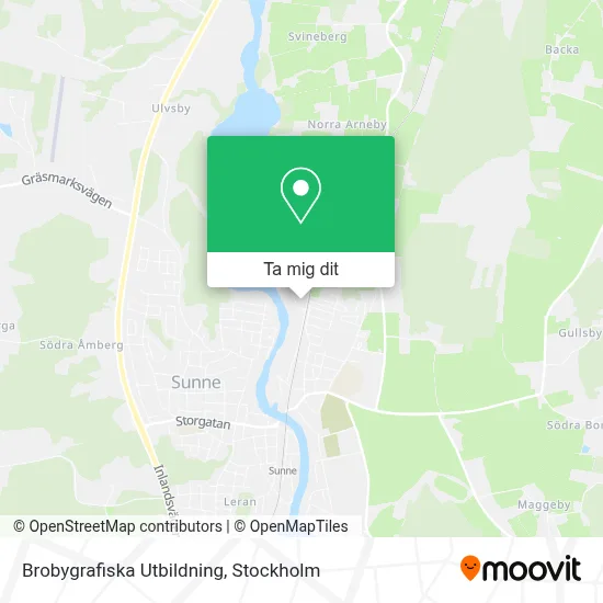 Brobygrafiska Utbildning karta