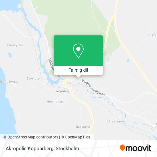 Akropolis Kopparberg karta