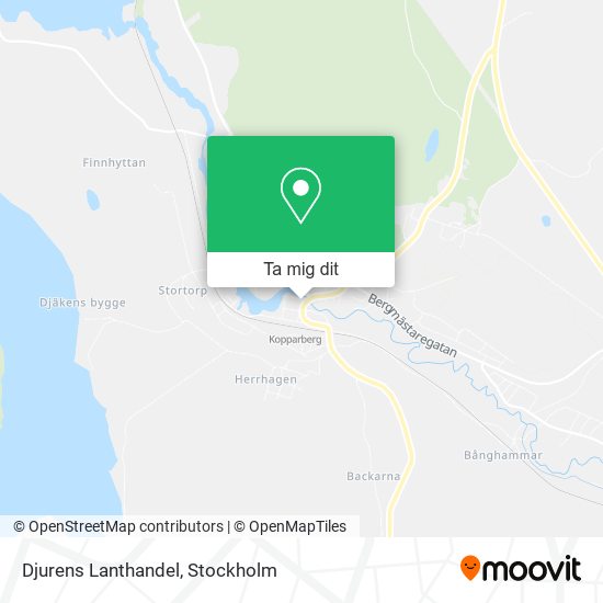 Djurens Lanthandel karta