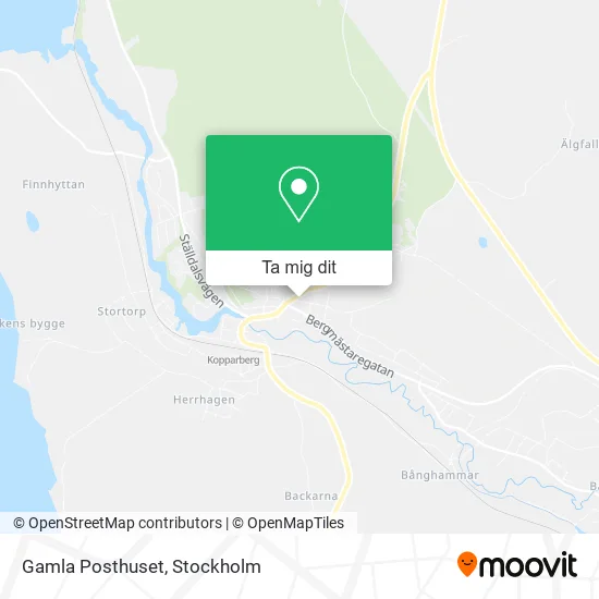 Gamla Posthuset karta