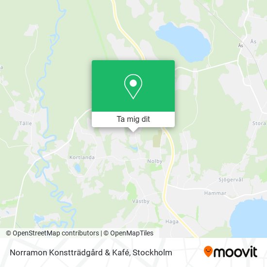 Norramon Konstträdgård & Kafé karta
