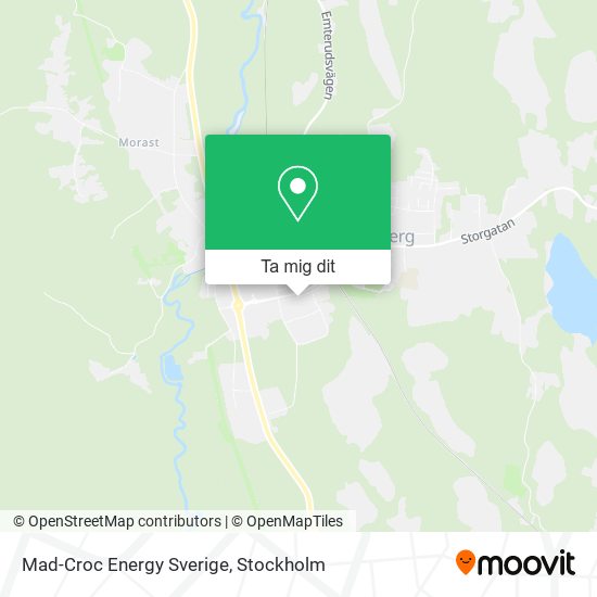 Mad-Croc Energy Sverige karta
