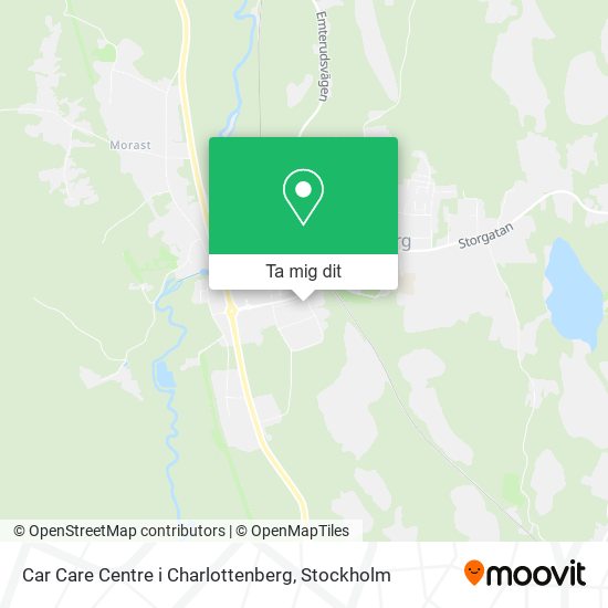 Car Care Centre i Charlottenberg karta