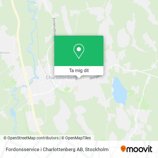 Fordonsservice i Charlottenberg AB karta