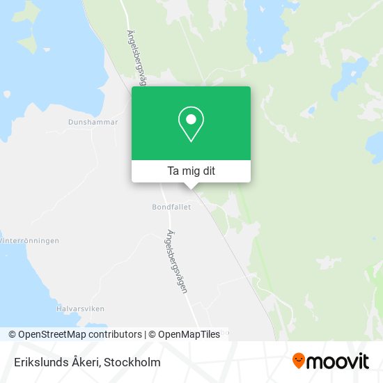 Erikslunds Åkeri karta