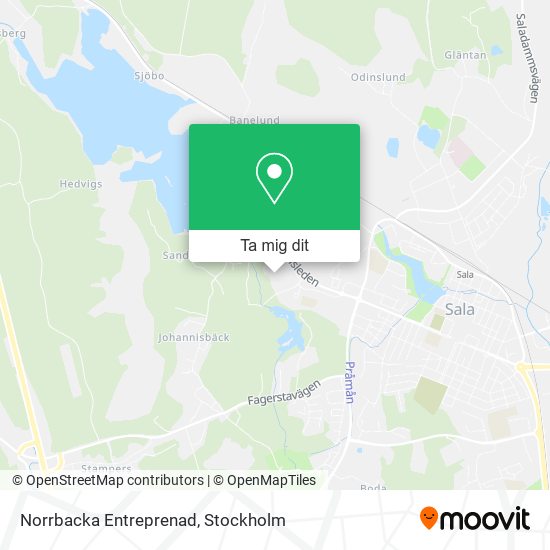 Norrbacka Entreprenad karta